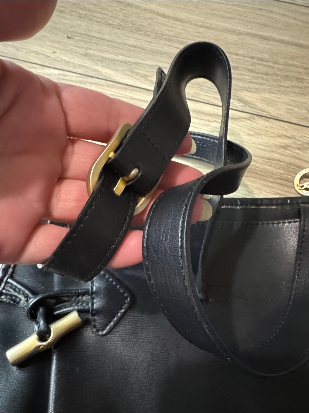 Gorgeous Longchamp Roseau Bamboo Toggle Bag - Picture 6 of 16